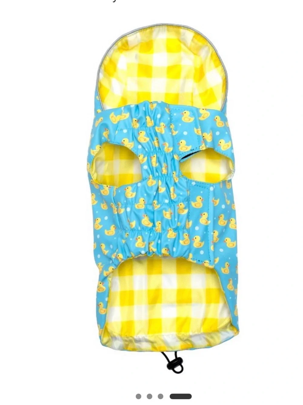 Dog Rain Coat- size XL Duck-Print